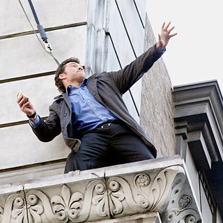 Sam Worthington in Sam Worthington Shooting On Location For New Movie 'Man on a Ledge'