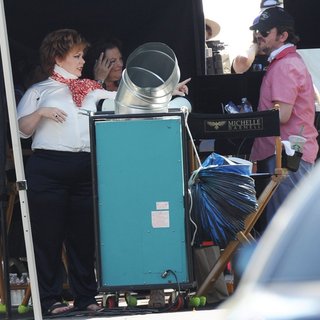 Filming on The Set of The Boss