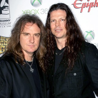 David Ellefson, Chris Broderick, Megadeth in 2012 Revolver Golden Gods Awards Show