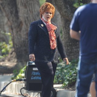 Filming on The Set of The Boss
