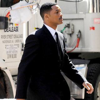 On The Set of 'Men in Black 3' Shooting in NYC