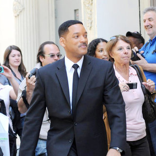 On The Set of 'Men in Black 3' Shooting in NYC