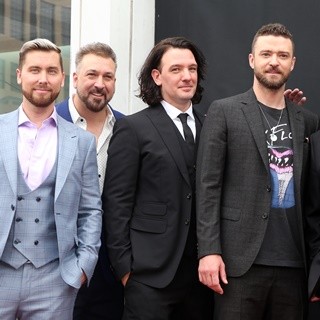 NSYNC, Lance Bass, Joey Fatone, JC Chasez, Justin Timberlake, Chris Kirkpatrick in NSYNC Honored with Star on The Hollywood Walk of Fame