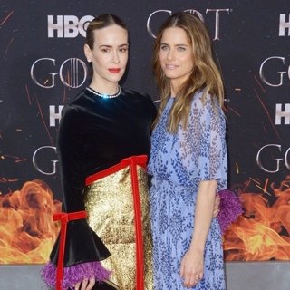 Sarah Paulson, Amanda Peet in Game of Thrones Season 8 Premiere - Red Carpet Arrivals