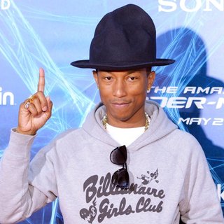 Pharrell Williams in New York Premiere of The Amazing Spider-Man 2 - Red Carpet Arrivals