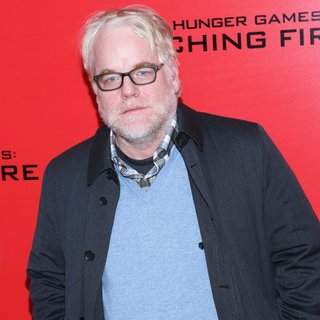 Philip Seymour Hoffman in The Hunger Games: Catching Fire New York Premiere
