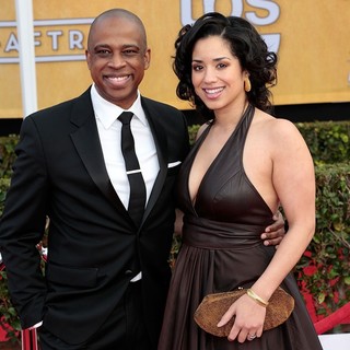 Keith Powell, Jill Knox in 19th Annual Screen Actors Guild Awards - Arrivals