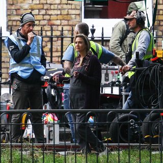Filming on The Set for The Movie Bridget Jones's Baby