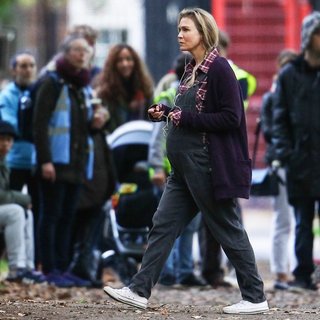 Filming on The Set for The Movie Bridget Jones's Baby