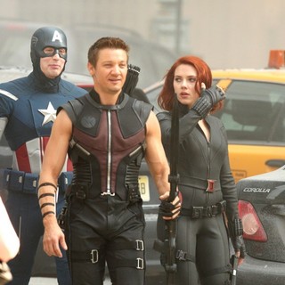 On The Film Set of The Avengers