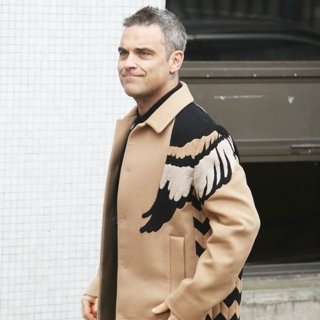 Robbie Williams in Robbie Williams Outside ITV Studios