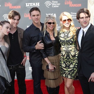 Luc Robitaille, Stacey Toten, Steven R. McQueen in The World Premiere of Disney-Jerry Bruckheimer Films' The Lone Ranger