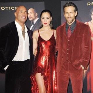 The Rock, Gal Gadot, Ryan Reynolds in Premiere of Netflix's Red Notice - Arrivals