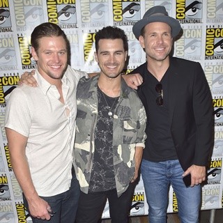 Zach Roerig, Michael Malarkey, Matthew Davis in Comic-Con International 2016: San Diego - The Vampire Diaries - Photocall