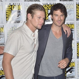 Zach Roerig, Ian Somerhalder in Comic-Con International 2016: San Diego - The Vampire Diaries - Photocall