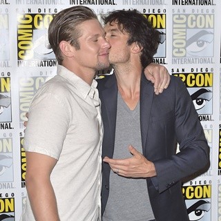 Zach Roerig, Ian Somerhalder in Comic-Con International 2016: San Diego - The Vampire Diaries - Photocall