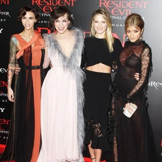 Ruby Rose, Milla Jovovich, Ali Larter, Rola in Premiere of Sony Pictures Releasing's Resident Evil: The Final Chapter