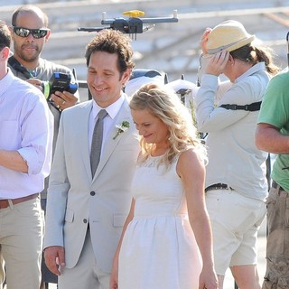 Paul Rudd and Amy Poehler Filming They Came Together on Location