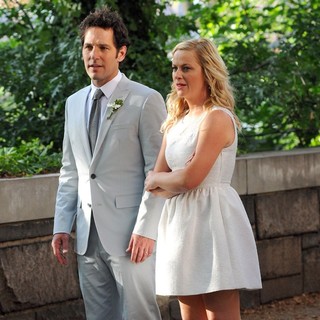 Paul Rudd and Amy Poehler Filming They Came Together on Location