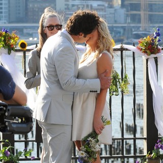 Paul Rudd and Amy Poehler Filming They Came Together on Location