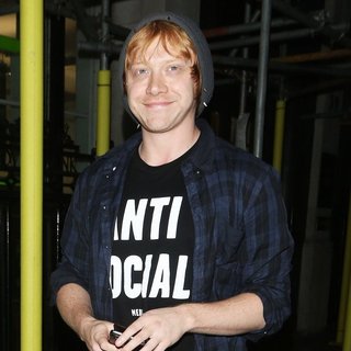 Rupert Grint Out and About in Soho