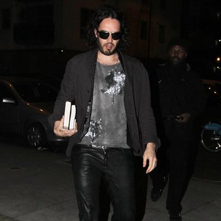 Russell Brand in Russell Brand Arriving at The Proud Archivist for Trews Musings