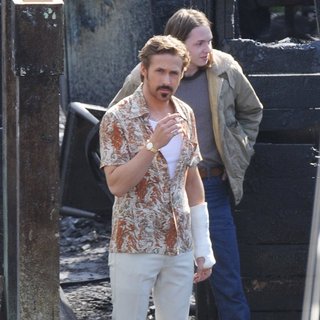 On The Set of Movie The Nice Guys Filming