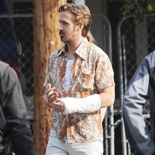 On The Set of Movie The Nice Guys Filming