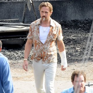 On The Set of Movie The Nice Guys Filming