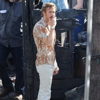On The Set of Movie The Nice Guys Filming