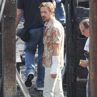 On The Set of Movie The Nice Guys Filming