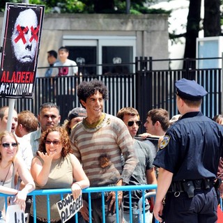 Filming on The Set of The Dictator