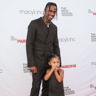 Travis Scott (II), Stormi Webster in The 72nd Annual Parsons Benefit