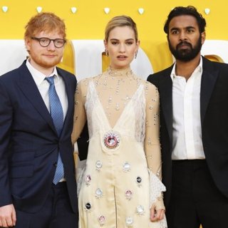 Ed Sheeran, Lily James, Himesh Patel in The UK Premiere of Yesterday - Arrivals