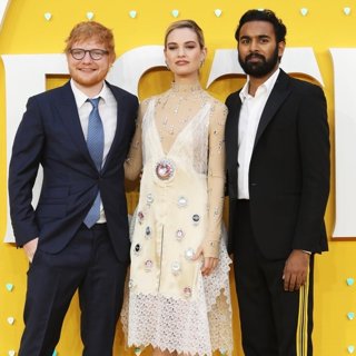 Ed Sheeran, Lily James, Himesh Patel in The UK Premiere of Yesterday - Arrivals
