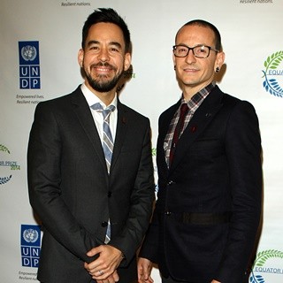Mike Shinoda, Chester Bennington, Linkin Park in United Nations Equator Prize 2014