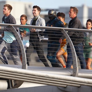 Cast and Crew Shoot Scenes for The Movie Guardians of the Galaxy