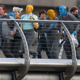 Cast and Crew Shoot Scenes for The Movie Guardians of the Galaxy