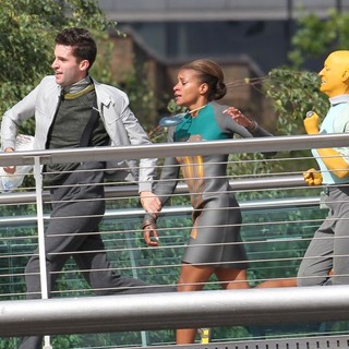 Cast and Crew Shoot Scenes for The Movie Guardians of the Galaxy