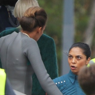 Cast and Crew Shoot Scenes for The Movie Guardians of the Galaxy