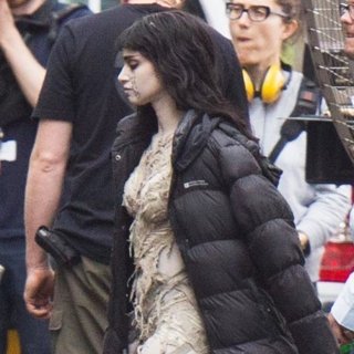 Sofia Boutella Films A Scene for The Mummy