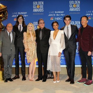 Lorenzo Soria, Dylan Brosnan, Dakota Fanning, Tim Allen, Susan Kelechi Watson, Paris Brosnan, Barry Adelman, Amy Thurlow in 77th Golden Globes Nominations