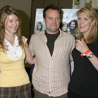 Jewel Staite, David Hewlett, Amanda Tapping in ComicCon Convention 2007