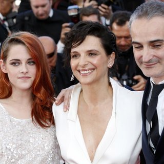 Kristen Stewart, Juliette Binoche, Olivier Assayas in The 67th Annual Cannes Film Festival - Clouds of Sils Maria - Premiere Arrivals
