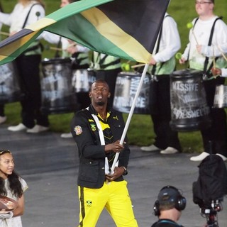 Usain Bolt in The Opening Ceremony of The London 2012 Olympic Games