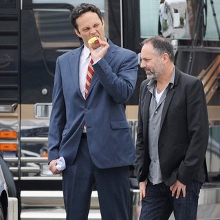 On The Set of Unfinished Business Filming