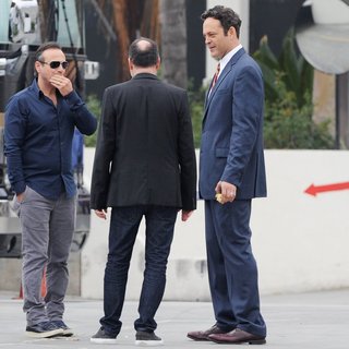 On The Set of Unfinished Business Filming