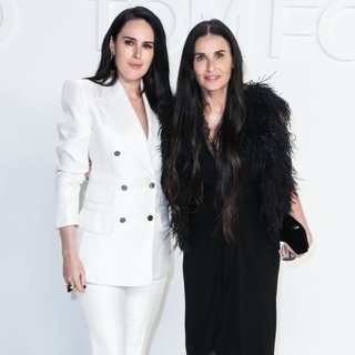 Rumer Willis, Demi Moore in The Tom Ford: Autumn-Winter 2020 Fashion Show