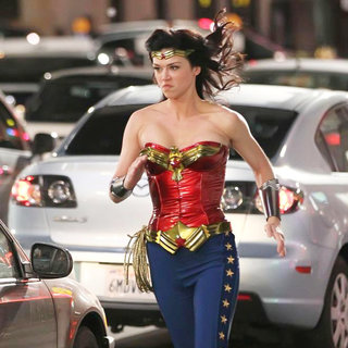 Filming in Hollywood on The Set of 'Wonder Woman'