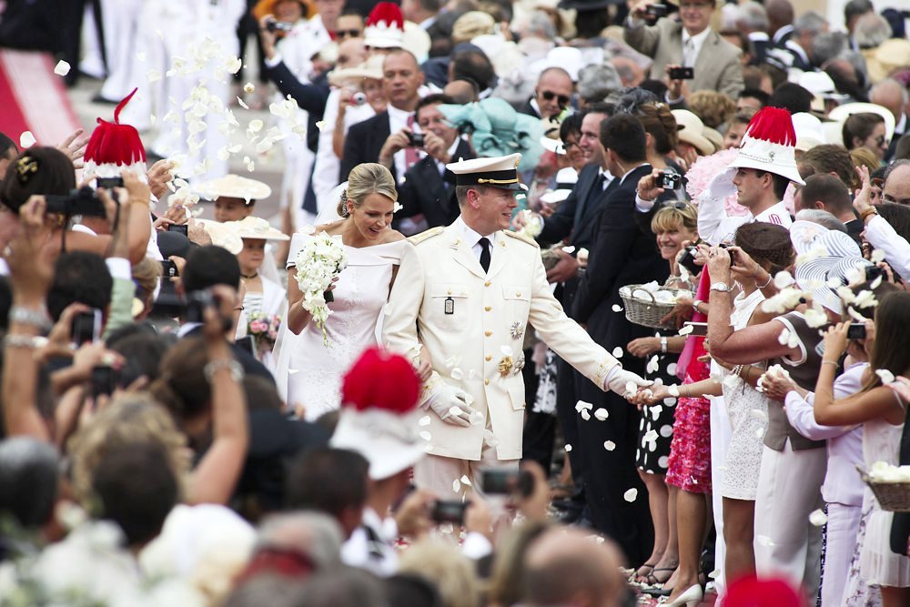 Charlene Wittstock;Prince Albert;<br>Religious Ceremony of The Royal Wedding of Prince Albert II of Monaco to Charlene Wittstock